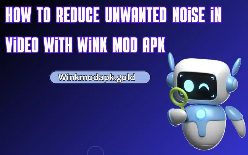 unwanted Noise from videos with wink mod Apk